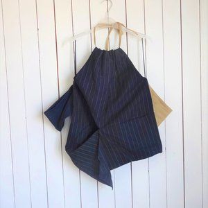 Jacquemus linen open back top